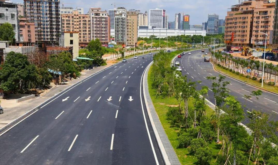 東莞市鬆山湖大道大朗段正式通車，華坤助力“鬆朗一體化”